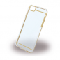 Preview: UreParts Ultra Dünn - Clear Cover - für Apple iPhone 6, 6s gold