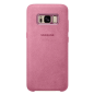 Preview: Samsung Alcantara Cover EF-XG955AP für Galaxy S8+ Plus pink