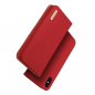 Preview: Dux Ducis Wish Series Echt Leder Flip Wallet für Apple iPhone Xs / X rot