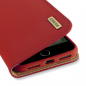 Preview: Dux Ducis Wish Series Echt Leder Flip Wallet für Apple iPhone Xs / X rot