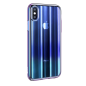 Preview: Baseus Aurora – Farbverlauf - Schutzhülle für Apple iPhone XS / X blau (WIAPIPH58-JG03)