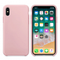 Preview: starfix Silikon Cover S-Case für Apple iPhone XS / X rosa