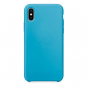 Preview: cyoo Silicon Cover für Apple iPhone XS / X blau