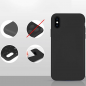 Preview: cyoo Silicon Cover für Apple iPhone XS / X blau