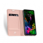 Preview: DUX DUCIS Skin Pro Flip Tasche für LG G8 ThinQ rosa