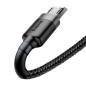 Preview: Baseus micro USB Datenkabel/Ladekabel, Nylon Geflochten schwarz (1m)