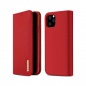 Preview: Dux Ducis Wish Series Echt Leder Flip Wallet für Apple iPhone 11 Pro rot