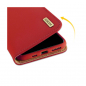 Preview: Dux Ducis Wish Series Echt Leder Flip Wallet für Apple iPhone 11 Pro rot