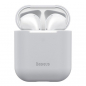 Preview: Baseus Silikon Tasche für Airpods 1. und 2. Generation grau