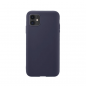 Preview: starfix Silicon Cover S-Case für Apple iPhone 11 dunkelblau