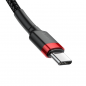 Preview: Baseus USB-C auf USB-C Datenkabel / Ladekabel schwarz / rot (1m)