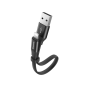 Preview: Baseus Nimble  USB / Lightning Schnell-Ladekabel/Datenkabel mit Kabelclip 2A  weiß (23cm)