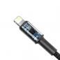 Preview: Baseus Ladekabel / Datenkabel USB Typ C zu Lightning - fast charge - Schnelladung 20W schwarz (2m)