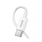 Preview: Baseus Superior Daten-/Ladekabel USB Typ C - Lightning Power Delivery 20W weiß (2m)