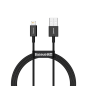 Preview: Baseus Superior Schnellladekabel USB - Lightning 2,4A schwarz (1m)