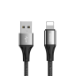 Preview: Joyroom Lade-/Datenkabel- USB - Lightning 3 A 0,2 m schwarz