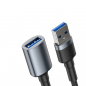 Preview: Baseus Cafule Verlängerungskabel USB 3.0 (männlich) USB 3.0 (weiblich) Daten-/Ladekabel 2A grau (1m)