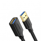 Preview: Ugreen Kabel Verlängerungsadapter USB 3.0 (weiblich) - USB 3.0 (männlich) schwarz (1,5m)