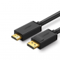 Preview: Ugreen unidirektionales DisplayPort-zu-HDMI-Kabel 4K 30 Hz 32 AWG 1,5 m schwarz