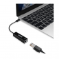 Preview: Choetech External Ethernet RJ45 (1000 Mbit/s) mit USB Typ C Anschluss schwarz