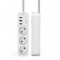 Preview: Durata 15W mit 3 USB-Port, 3.4A Desktop-Steckdosenleiste, weiss (DR2035B)