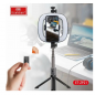 Preview: EARLDOM ET-ZP21 Multifunktionales Selfie Stick LED Licht inkl. Fernbedienung