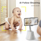 Preview: Yesido SF10 360° Rotation AI Face Follow Shooting Standhalterung für Handy, schwarz