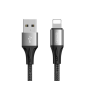 Preview: Joyroom USB Lade-/Datenkabel USB zu Lightning 3A 1 m schwarz (S-1030N1)