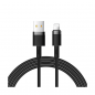 Preview: Joyroom USB Lade-/Datenkabel 2.4A USB Lightning für iPhone/iPad/Airpods 1,2 m schwarz (S-1224N2)