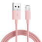 Preview: Joyroom-Kabel USB zu Lightning Lade-/Datenkabel 2,4A 1m rosa (S-1030M13)