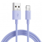 Preview: Joyroom-Kabel USB zu Lightning Lade-/Datenkabel 2,4A 1m lila (S-1030M13)