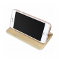 Preview: Dux Ducis Flip Tasche Skin Pro Series für iPhone SE (2022) / SE (2020) / 8 / 7 gold