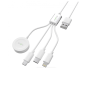 Preview: Rixus 4in1 Multi USB Kabel IOS / ANDROID + Magnet iWatch Ladekabel (RXU843)