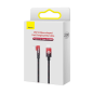 Preview: Baseus MVP Winkel-Stecker Power Delivery 100W 5A USB Type-C zu USB Type-C 2 m rot (CAVP000720)