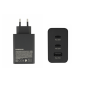 Preview: Samsung Power Adapter Trio (65W Schnellladeadapter) ohne Kabel schwarz (EP-T6530NBEGEU)