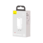 Preview: Baseus GaN2 Lite Fast 65W USB / USB Type-C Quick Charge 3.0 Power Delivery (Galliumnitrid), weiss