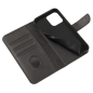 Preview: starfix Flip Book-Wallet mit Magnet und Standfunktion für Apple iPhone 15 Pro, schwarz