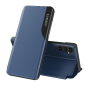 Preview: starfix Eco Leather View Wallet für Samsung Galaxy A14 mit Standfunktion blau