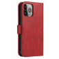 Preview: starfix Flip Book-Wallet mit Magnet und Standfunktion für Apple iPhone 15 Pro Max, rot