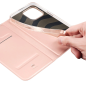 Preview: Dux Ducis Skin Pro Flip-Wallet Case für Apple iPhone 15 Pro, pink