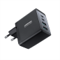 Preview: Joyroom Ladegerät GaN 67W 4 Ports (2x USB-A, 2x USB-C) + Kabel USB-C ZU USB-C 100W 1,2m, schwarz