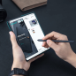 Preview: NILLKIN Qin Leather Pro Ledertasche mit Klapp- und Kameraschutz für Samsung Galaxy Z Fold 5, schwarz