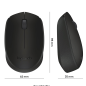 Preview: Logitech M171 schnurlose Maus schwarz (910-004424)