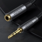 Preview: Ugreen AV190 Kabel AUX-Verlängerungskabel 3,5 mm Miniklinke 3m, schwarz