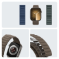 Preview: Dux Ducis Magnetisches Armband BL für Apple Watch 42 / 44 / 45 / 49 mm, dunkelgrau