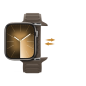 Preview: Dux Ducis Magnetisches Armband BL für Apple Watch 42 / 44 / 45 / 49 mm, dunkelgrau