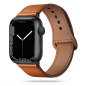 Preview: Tech-Protect Leder Fit-Armband für Apple Watch 4 / 5 / 6 / 7 / 8 / 9 / SE / Ultra 1 / 2 (42/44/45/49 mm), braun