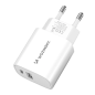 Preview: Wozinsky USB-A + USB-C 20W Netz-Ladegerät, weiss (WGWCW)