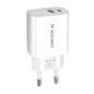 Preview: Wozinsky USB-A + USB-C 20W Netz-Ladegerät, weiss (WGWCW)