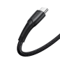 Preview: Joyroom Starry Series USB-C zu USB-C Schnell-Daten-/Ladekabel 60 W 1m, schwarz (SA32-CC3)